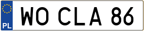 Truck License Plate